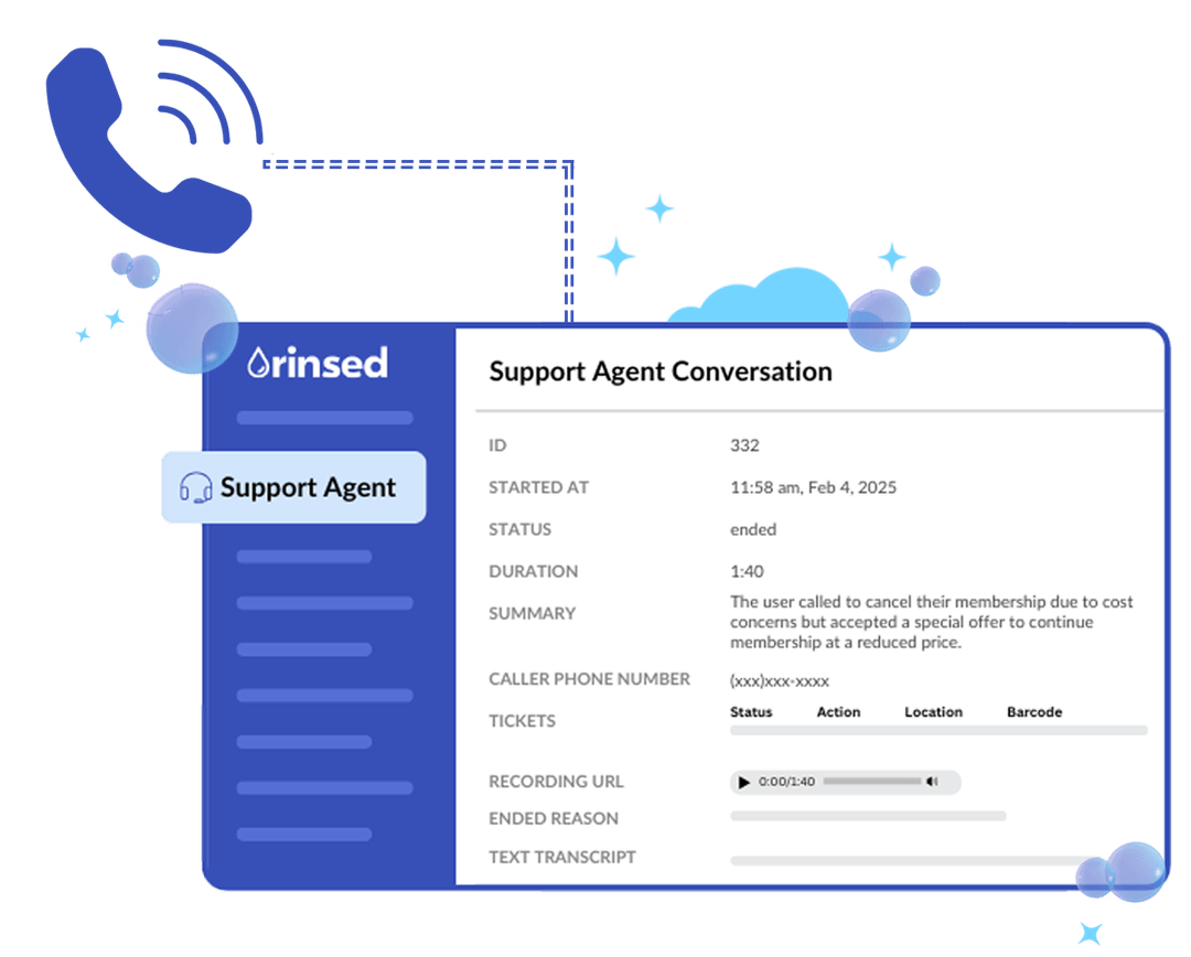 Support Agent, an AI-powered phone support solution.